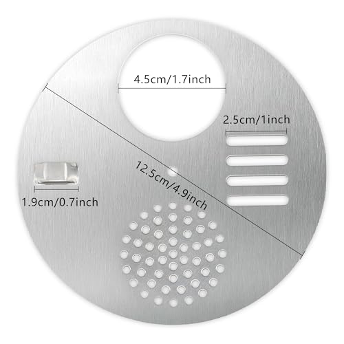 12Pcs Bee Hive Box Entrance Gates, Big, Round Stainless Steel | Beekeeping Supplies, Beehive Kits, Entrance Disk Gate - size: Big