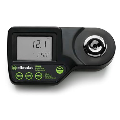 Milwaukee 0 to 50% Brix/Potential Alcohol Digital Refractometer - MA884