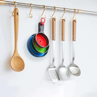 Set of 3 Silicone Funnels for Wide and Regular Jars, Kitchen Funnels for Transferring Jams, Juices, Spices and Oils