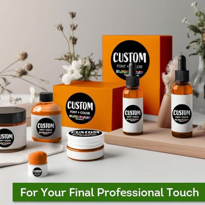 Custom Stickers for Weddings, Birthdays & Businesses - Personalized Labels with Your Logo - Waterproof, Fade and Heat Resistant - Pack of 100-1000 (Custom Image, 4 Inch) - color: Custom Image, size: 4 Inch