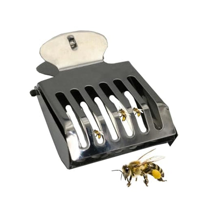 Queen Bee Cage 18 Pcs Bee Queen Catcher Clip Stainless Steel Cage Beekeeping Equipment Tool Beekeeper Equip Isolation Room Apiculture Tools