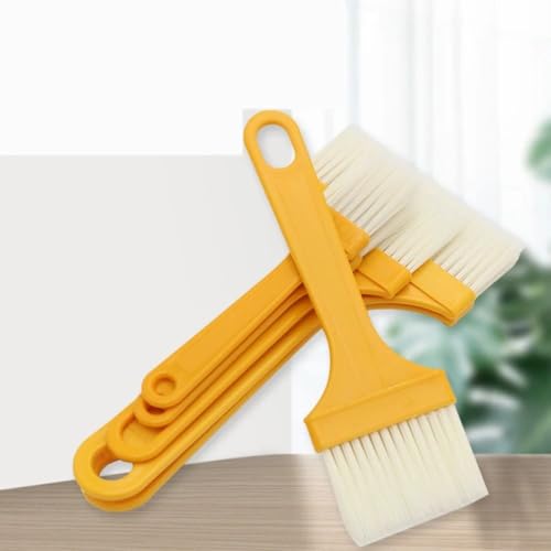 Pastry Brush Kitchen Accessories Yellow Barbecue Basting Brush Cooking Tools Reusable BBQ Oil Brush Pancake(Yellow)