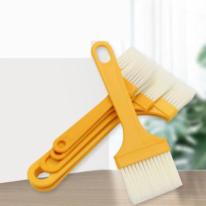 Pastry Brush Kitchen Accessories Yellow Barbecue Basting Brush Cooking Tools Reusable BBQ Oil Brush Pancake(Yellow)
