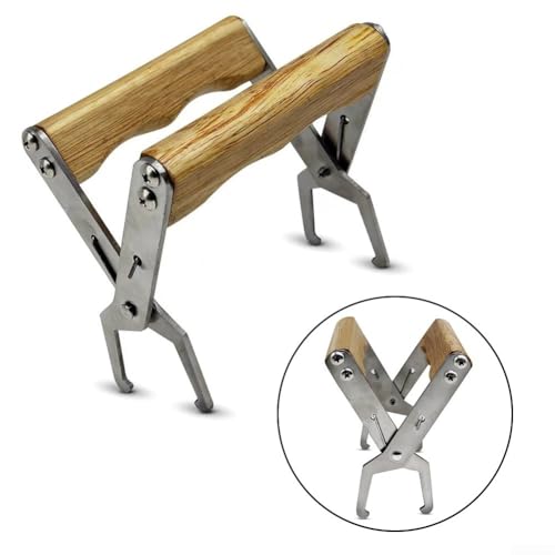 Steel Lifting Non-slip Gripper with Frame Dependable Lifter Frame Holder and Hive Tool User-friendly Layout Handle