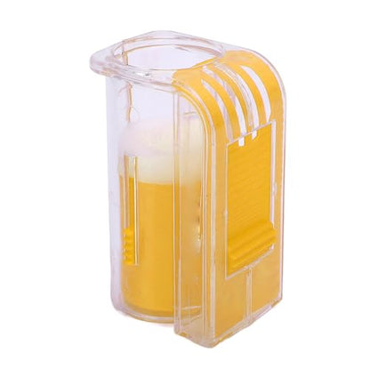 Fdit Queen Bee Marking Kit Professional Beekeeper Tool Set with Number Sticker and Tweezers, Precise Marking for Bee Queen Management, Indoor and Outdoor Use, Plastic Material (Yellow) - color: Yellow