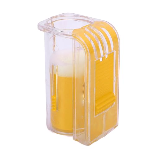 Professional Queen Bee Marking Kit with 0 99 Number Stickers Tweezers and Marking Cage for Beekeepers Plastic Beekeeping Tools (Yellow) - color: Yellow