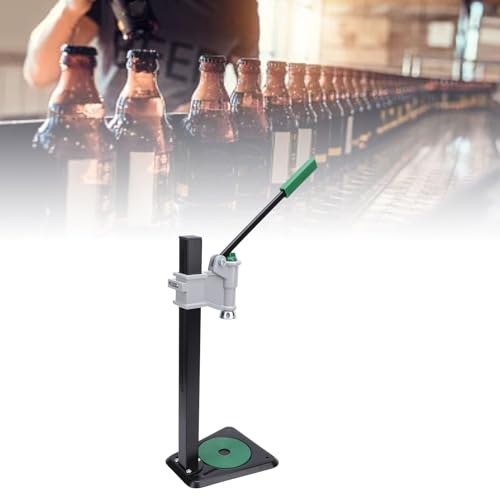 Tabletop Bottle Capper,Bench Beer Bottle Capper,Manual Bottle Capping Machine,Sturdy Iron Homebrew Sealer for Beer Bottles Compact Easy Storage Brewer Tools