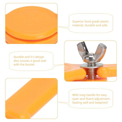 2 Pcs Honey Gate Valve for Bucket Beekeeping Equipment Tap with Pp Material Honey Extractor Valve for Apiary Supplies