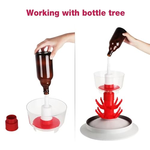 Homebrew Beer Bottle Washer Wine Cup Bottle Rinser Cleaning Sterilizer Tools for Brewing Laboratory Bar Kitchen Bottle