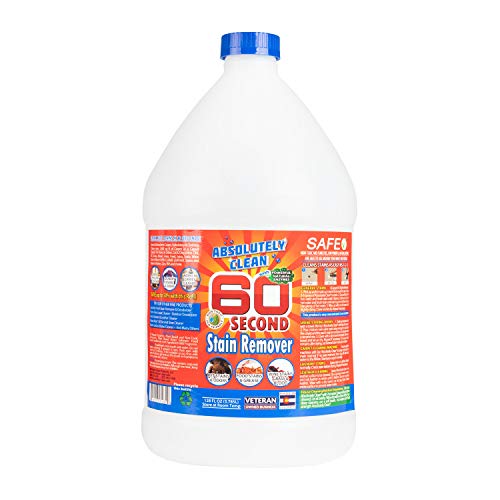 Amazing 60 Second Stain Remover - Commercial Strength - Powerful, Natural Enzymes Remove Food, Grease, Pet Stains & More - Non-Toxic/Eco Friendly - USA Made (128oz Bottle - Save 50%) - style: 1 Gallon (Pack of 1)