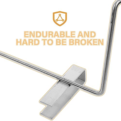 YARNOW Beehive Frame Holder, Stainless Steel, Durable Beekeeping Frame Lifter, Support Bracket for Beekeepers, 18.1 x 6.7 x 3.9 Inch, Silver