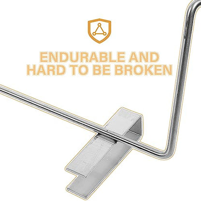 YARNOW Beehive Frame Holder, Stainless Steel, Durable Beekeeping Frame Lifter, Support Bracket for Beekeepers, 18.1 x 6.7 x 3.9 Inch, Silver