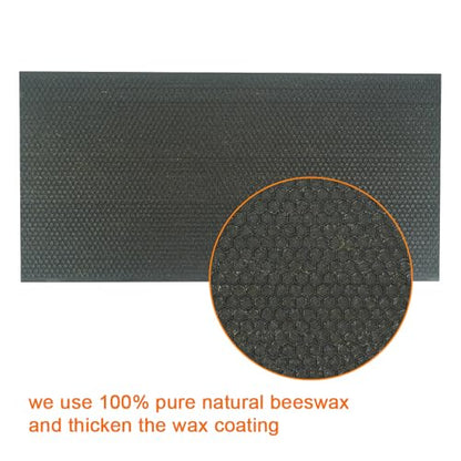20Pcs Beehive Foundation Sheet Beehive Beeswax Coated Foundation Sheet Bee Hive Wax Foundation 9" Deep Foundation Sheet for Beehive Deep Frame - size: Deep