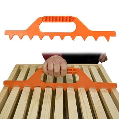 Marvellous Equipment Plastic Frame Spacer, Beekeeping-Hive Frame Hive Spacer for Spacing Bee Frames 9 Frame Hive Spacer Frame Spacing Tool Beehive Spacing Tool Beekeeping Supplies Equipment