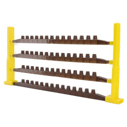 Beekeeping Queen Cell Cup Holder Frame Bar and Mounted Queen Cell Cups 2 pcs Sides and 4 pcs Cell Cup Holder Bars