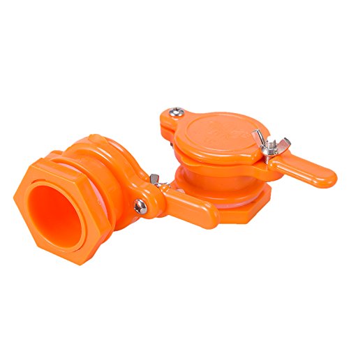 BeeCastle 2PCS Honey Gate Valve for 5 Gallon Bucket, Durable Nylon Honey Gate for Extractor, Honey Extractor Tap -Honey Extraction Equipment (Yellow) - color: Yellow