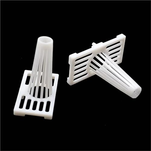 Queen Bee Cage 60Pcs Bee Cages Anti-Theft Hive Door Plastic Beehive Nest Cage Protection Queen Honeycomb Doors Beekeeping Tools for Beekeeping Supplies