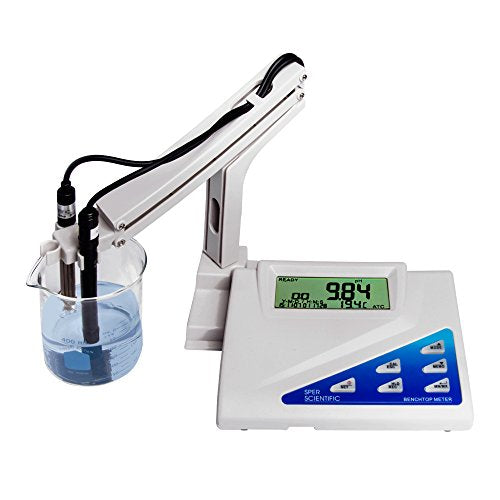 Sper Scientific Lab Ph Meter Benchtop 860031 - Large Display Ph-Mv Meter 0 to 14 pH Range, Ph Water Testing Equipment, Ph Water Meter for Field and Laboratory - 4 pc - size: 4 Pack