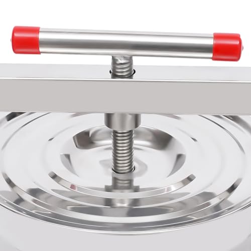 13.25L Manual Fruit and Honey Press, Stainless Steel Manual Beeswax Extractor Large Fruit Honey Presser for Beekeeping Wine Juice