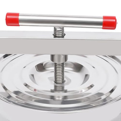 13.25L Manual Fruit and Honey Press, Stainless Steel Manual Beeswax Extractor Large Fruit Honey Presser for Beekeeping Wine Juice