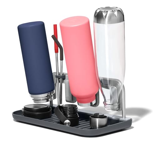 OXO Good Grips Aluminum Frame Bottle Drying Rack - style: Water Bottle Drying Rack