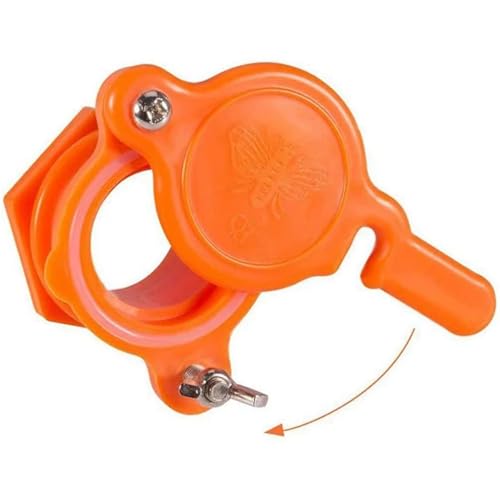 Honey Gate 6Pcs Honey Gate Valve for Bucket Honey Gate Honey Extractor Tap Beekeeping Supplies Orange for Beekeeper