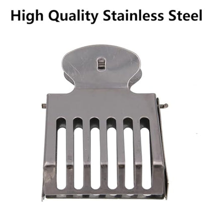 TopHomer 6 Pcs Beekeeping Clip Stainless Steel Hand Queen Bee Catcher Cage Beekeeeping Tool for Beekeeper Easy to Use - style: 6 Pcs