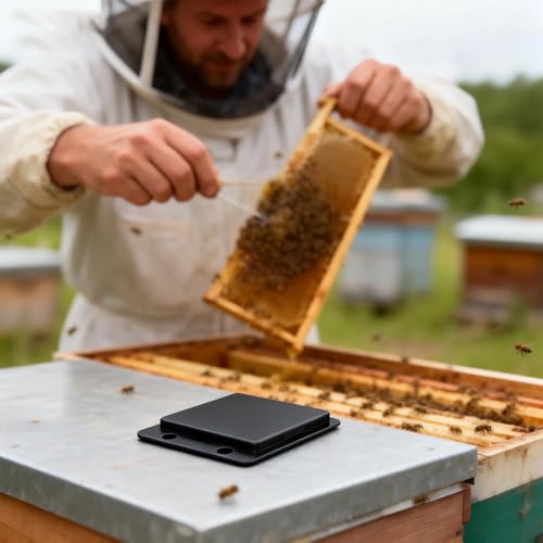 50 PCS Hive Beetle Catchers, Reusable Black Plastic Beekeeping Supplies, Beekeeping Tools for Farm & Apiary Care