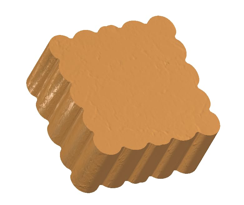 1”x16 Scalloped Shape Square Multi Cutter