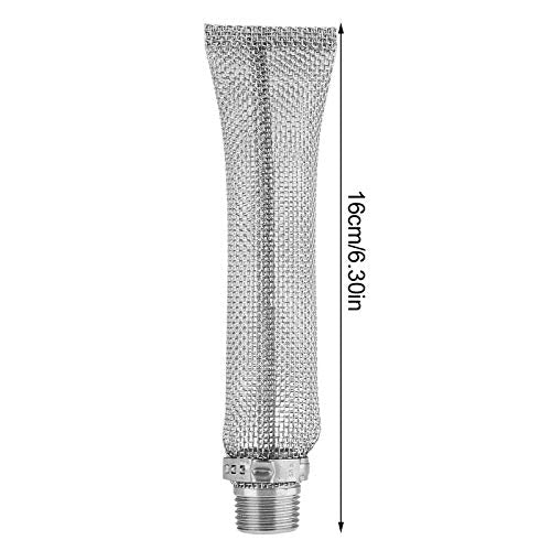 Stainless Steel Beer Filter, Mash and Tun Boil Screen, Beer Brew Hop Filter Strainer Tool for Home Brew Beer Kettle Mash Tun, 6 Inch