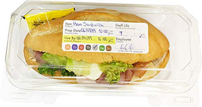 Universal Dissolvable Food Rotation Labels 1.25 x 3.375 Inch 500 Total Stickers