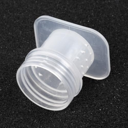 Bee Water Feeder 3 Pcs Plastic Hive Drinking Cup for Beekeeping Supplies for honeybee Hydration Watering Station for Garden Backyard Apiary Outdoor Bee Nesting Box Entrance 27mm White