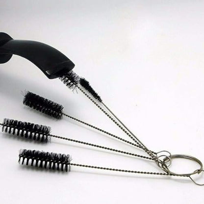 1 Pc Straw Cleaner Brushes Sets, Dringking StrawCleaner Brush Kit, Long Straw Brush with Hook, Nylon Pipe Tube Cleaner Straw Cleaning Brush for Narrow Neck Bottles Cups Tumbler, Sippy Cup (Black)