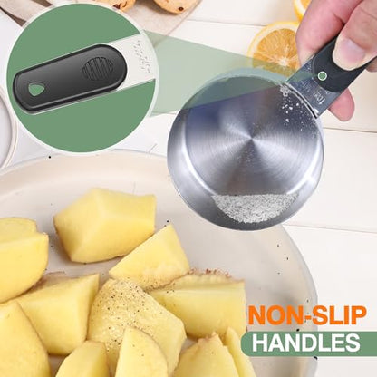 DOTINGHUX 1 Cup Magnetic Grips Stainless Steel Measuring Cup -1PCS - size: 1 cup