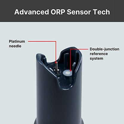 Apera Instruments GroStar Series GS4-P pH/EC/500ppm/700ppm/ORP 6-in-1 Combo Pen Tester Kit with Replaceable Double-Junction pH/EC Probe and ORP Probe for Hydroponics Water Quality Testing, Gen II - style: pH/EC/ppm+ORP