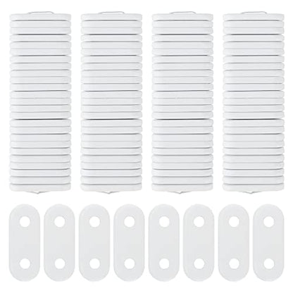 100 Pieces 15g White Curtain Weights, Window Curtain Pendant Iron Weights, Bottom Drapery Weights or Bedroom, Living Room, Shower Curtain, Outdoor Tablecloth