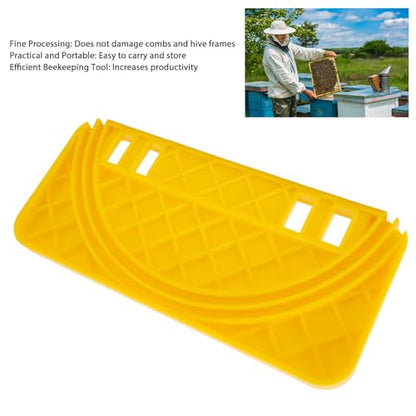 Honey Bucket Frame Holder, Practical Honey Tank Holder, Honey Plastic Uncapping Tank Holder Beekeeper Efficient Work for Scrape Bee Spleen, 12.99 x 5.51 x 0.79in