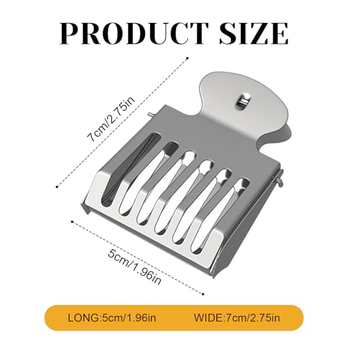 5 PCS Stainless Steel Queen Bee Cage Catcher Clip, Durable Beekeeping Tool for Safe Hive Management, Essential Beekeeper Supplies for Apiculture