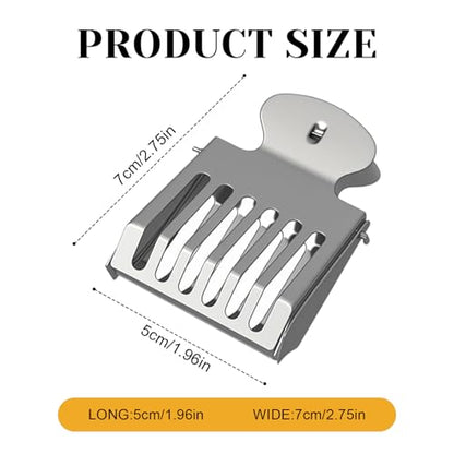 5 PCS Stainless Steel Queen Bee Cage Catcher Clip, Durable Beekeeping Tool for Safe Hive Management, Essential Beekeeper Supplies for Apiculture