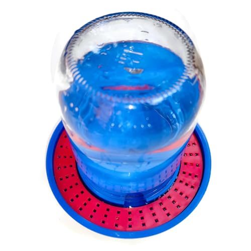 ZAVHOZ Bees Feeding Bowl Bee Feeder Hive Water Drinker Sugar Syrup Drinking Dispenser Tool Plastic Mesh Dish Beehive Apiary Accessory Beekeeping Honey Production (Blue) - color: Blue