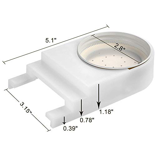 Minelife 4 Pack Entrance Feeder with Lids, Honey Bee Feeder for Beehives Beekeeping Supplies for Feeding Bees Water or Sugar Syrup