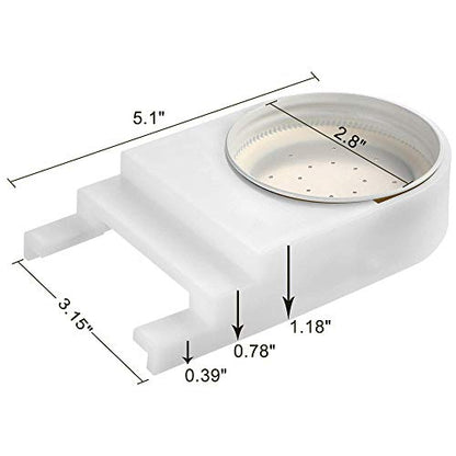 Minelife 4 Pack Entrance Feeder with Lids, Honey Bee Feeder for Beehives Beekeeping Supplies for Feeding Bees Water or Sugar Syrup