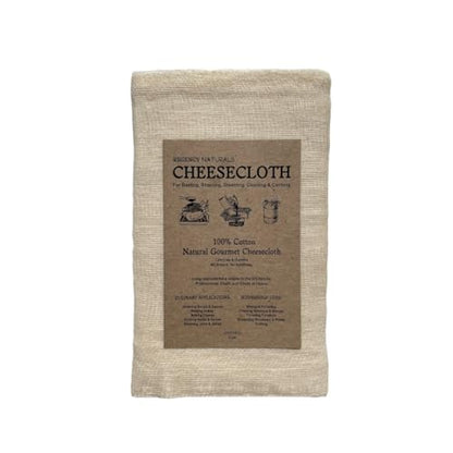 Regency Wraps 100% Cotton Cheesecloth For Straining, Basting Turkey, Canning, Cheese-making, Natural Standard, 2yd (Pack of 1) - size: 2yd (Pack of 1)