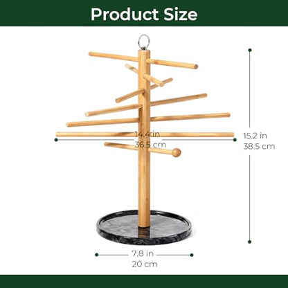Pasta Drying Rack with Transfer Wand and 7 Bars, noodle drying rack Easy to Transfer for Drying Pasta and Cooking, Special Suspension Design for Large Storage pasta rack easy use pasta dryer - color: Black