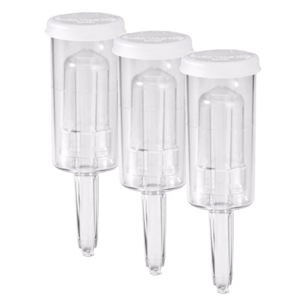 Fastrack Airlocks for Fermenting | S-Shaped Airlock for Wine and Beer Making | BPA-Free Set for Brewing Wine, Beer, Pickles & More | Transparent Set of 3 - size: Airlock (Pack of 3)