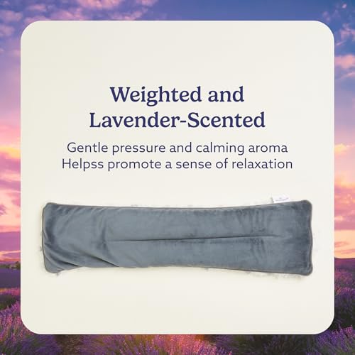 warmies Microwavable Neck & Shoulder Wrap - Targeted Heating Pad for Shoulder Relief - Versatile Heat Pack & Cold Therapy - Weighted Lavender-Scented Neck Warmer - 2 lb, Snowy - color: Snowy
