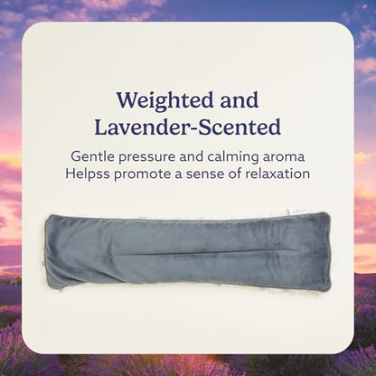 warmies Microwavable Neck & Shoulder Wrap - Targeted Heating Pad for Shoulder Relief - Versatile Heat Pack & Cold Therapy - Weighted Lavender-Scented Neck Warmer - 2 lb, Snowy - color: Snowy