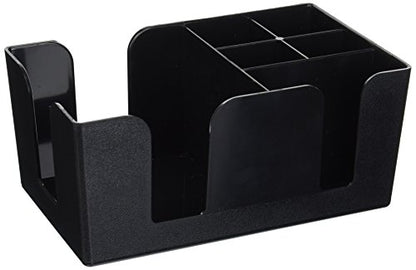 Winco Condiment Caddy 6 Compartment, Plastic