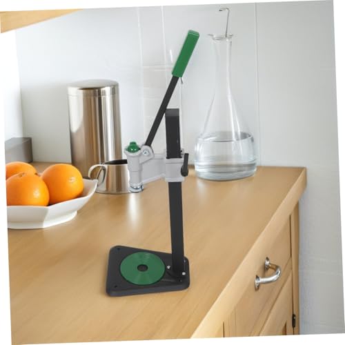 Manual Bottle Capper Tool for 26mm/29mm Soda Caps and Wine Bottles, Adjustable Height 7.8"-18.3", Iron Construction with Stable Tabletop Base and Antislip Pad, for DIY Beverage