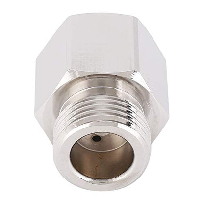Pressure Relief Adapter, Silver Aluminum Refill Pressure Relief Valve for Aquarium Fish CO2 Tank Regulator or Homebrew Beer Keg Regulator